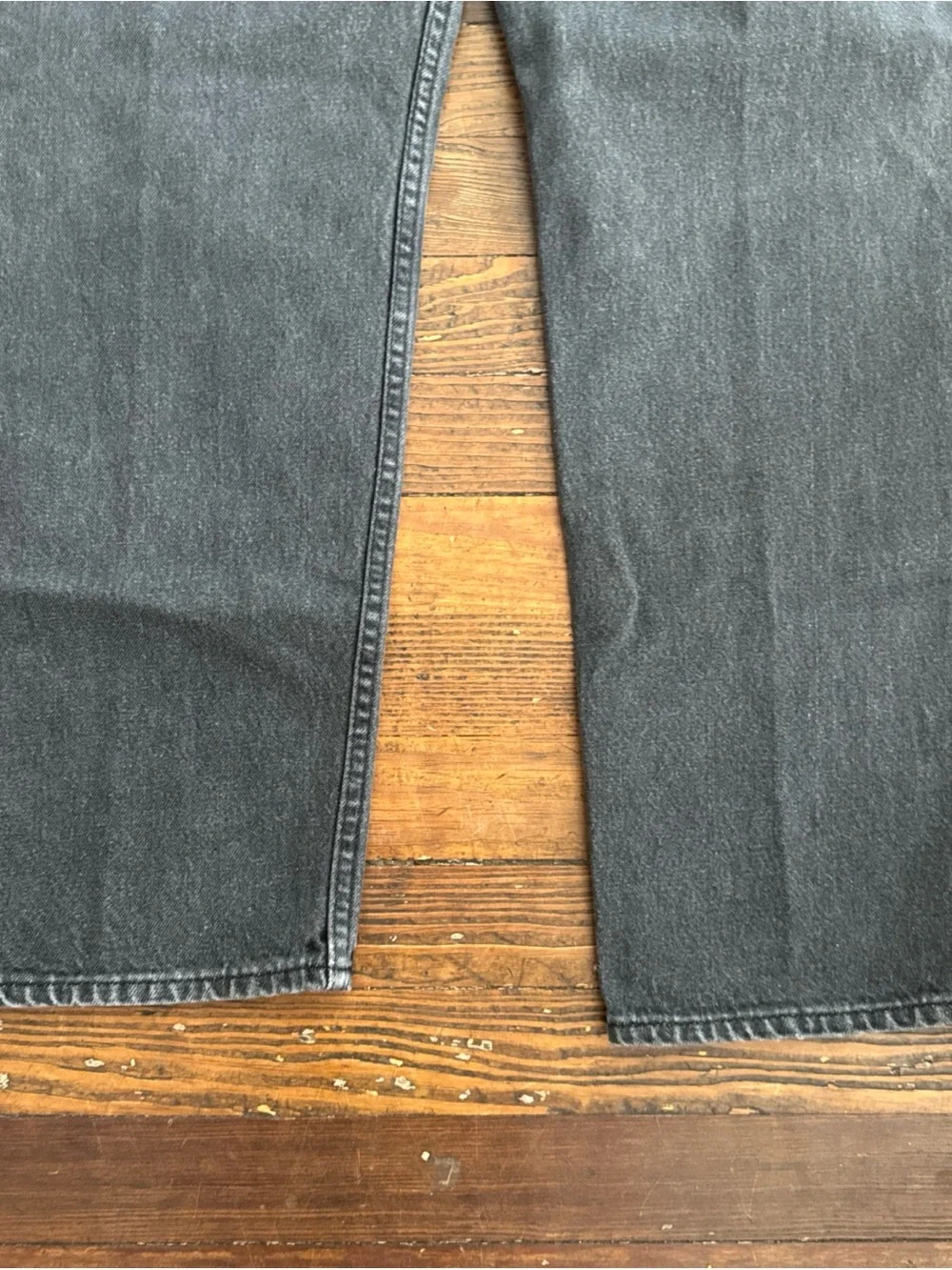 Vintage Levi's 540 Brown Tab Flex Light Wash Denim Jeans Leather Tag Men's 40x30